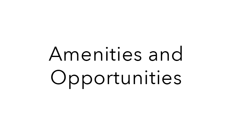 amenities and opportunities 2