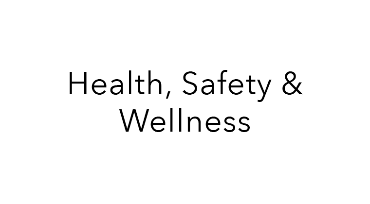 health safety & wellness 2